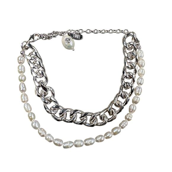 8 Other Reasons  - Ace Bracelet in Silver & Pearl - Picture 1 of 4